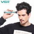 VGR V-079 Rechargeable Corded & Cordless Dry Trimmer for Hair Clipping, Beard, Moustache & Body Grooming with 4 Length Settings for Men (300min Runtime, 2-Color Light Indicator, White)_4