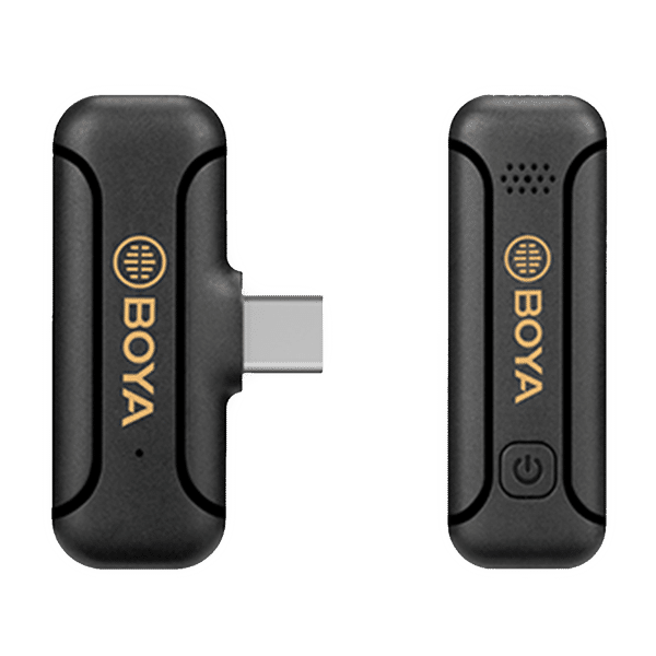 Boya Mini Type C Wireless Microphone with Noise Cancellation (Black)_1
