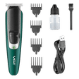 VGR V-176 Rechargeable Cordless Wet & Dry Trimmer for Hair Clipping, Beard, Moustache & Body Grooming with 4 Length Settings for Men (120min Runtime, Adjustable Lock Settings, Green)_1