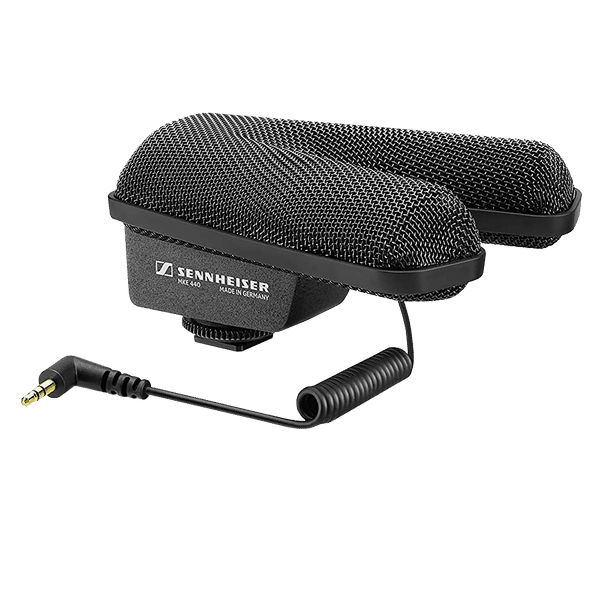 SENNHEISER MKE 440 3.5 Jack Wired Microphone with Built-in Elastic Suspension (Black)_1