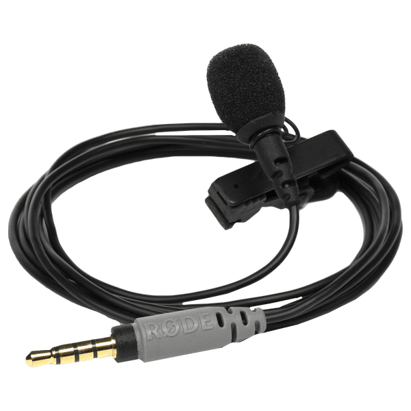 RODE SmartLav+ 3.5 Jack Wired Microphone with Crisp & Clear Audio (Black)_1