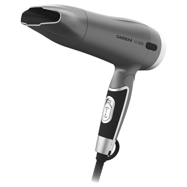 CARRERA Professional Hair Dryer with 2 Heat Settings & Cool Shot (Advanced Coating Technology, Grey)_1