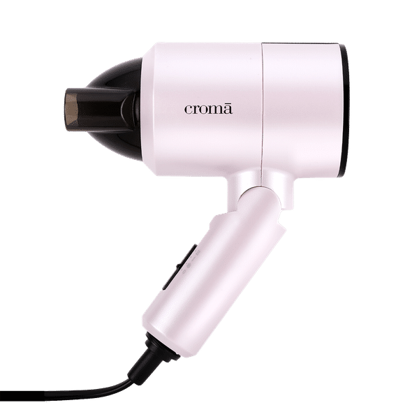 Croma Hair Dryer with 3 Heat Settings & Cool Shot (Overheat Protection, Pink)_1