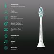 PHILIPS Sonicare C2 Electric Toothbrush with 2 Replacement Brush head for Adults (Sonic Technology, White)_2
