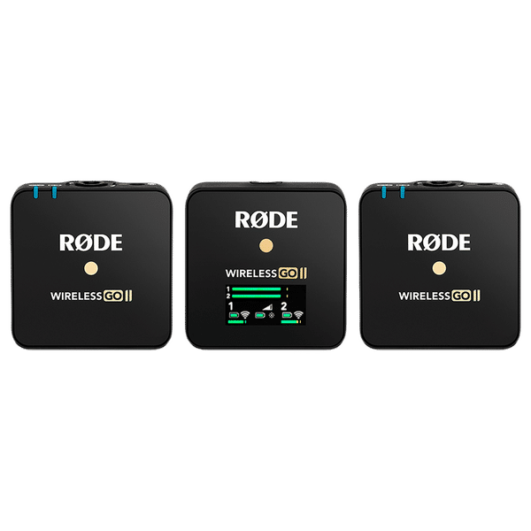 RODE Wireless Go II Dual Type C & 3.5 Jack Wireless Microphone with Patent Pending Technology (Black)_1