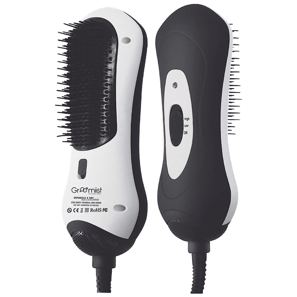 Groomiist Hair Dryer with 2 Heat Settings (Infrared Technology, White & Black)_1