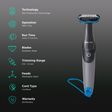 PHILIPS Series 1000 Cordless Wet & Dry Trimmer for Body & Intimate Areas with 2 Length Settings for Men (2months Runtime, Skin Protection System, Grey)_2