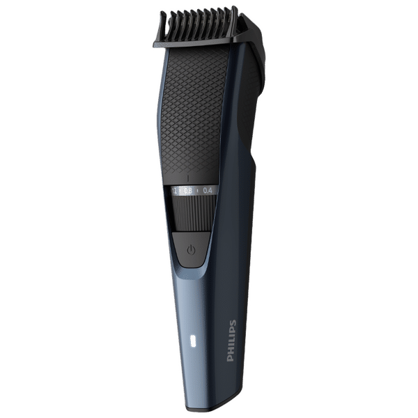 PHILIPS 3000 Series Rechargeable Cordless Wet & Dry Trimmer for Beard & Moustache with 20 Length Settings for Men (60min Runtime, LED Charge Indicator, Blue)_1