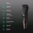 PHILIPS 3000 Series Rechargeable Cordless Wet & Dry Trimmer for Beard & Moustache with 20 Length Settings for Men (60min Runtime, LED Charge Indicator, Wine)_2