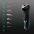 PHILIPS Series 1000 Rechargeable Cordless Shaver for Face for Men (40min Runtime, ComfortCut Blade System, Blue Malibu)_2