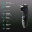 PHILIPS Series 3000 Rechargeable Cordless Shaver for Face for Men (55min Runtime, ComfortCut Blade System, Shiny Black)_2