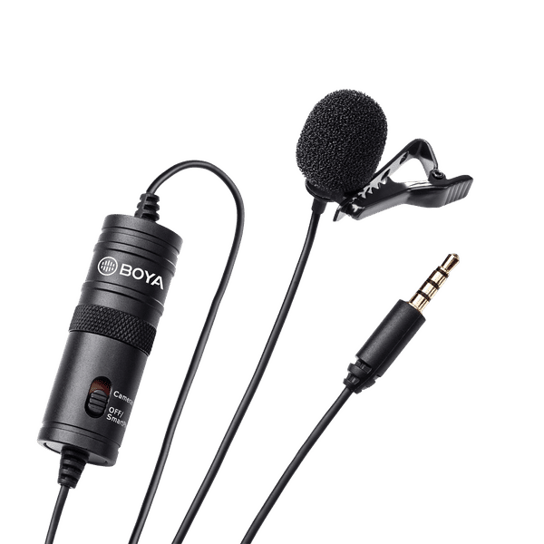 Boya 3.5 Jack Wired Microphone with 360 Degree Range Pickup (Black)_1