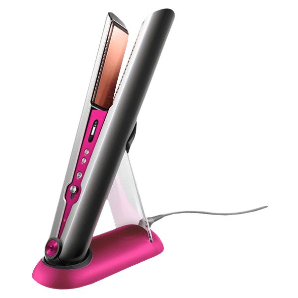 dyson Corrale Rechargeable Hair Straightener with Intelligent Heat Control (Flexing Copper Plates, Black Nickel & Fuchsia)_1