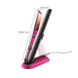 dyson Corrale Rechargeable Hair Straightener with Intelligent Heat Control (Flexing Copper Plates, Black Nickel & Fuchsia)_2