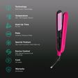 PHILIPS 2000 Hair Straightener with Silk Protect Technology (Ceramic Titanium Plates, Bright Pink)_3