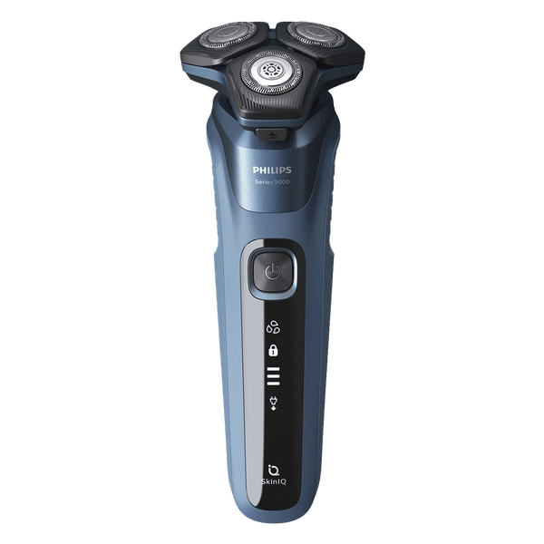 PHILIPS Series 5000 Cordless Shaver for Face for Men (60min Runtime, SkinIQ Technology, Ocean Blue)_1