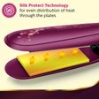 PHILIPS 3000 Hair Straightener with Silk Protect Technology (Ceramic Titanium Plates, Wine)_4