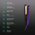 PHILIPS 3000 Hair Straightener with Silk Protect Technology (Ceramic Titanium Plates, Purple)_3