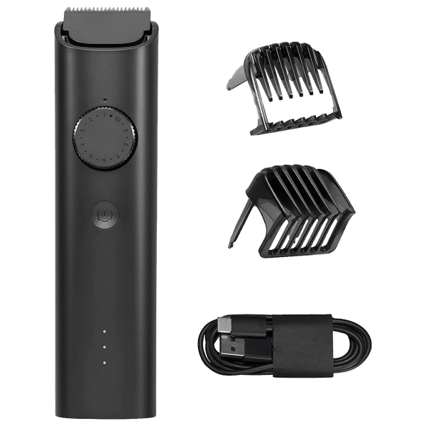 Xiaomi 2C Rechargeable Cordless Dry Trimmer for Beard & Moustache with 40 Length Settings for Men (90min Runtime, Quick & Versatile Charge, Black)_1