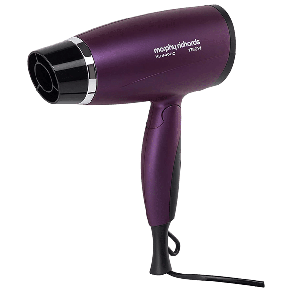 morphy richards HD1800DC Hair Dryer with 2 Heat Settings (Air Dry Function, Purple)_1