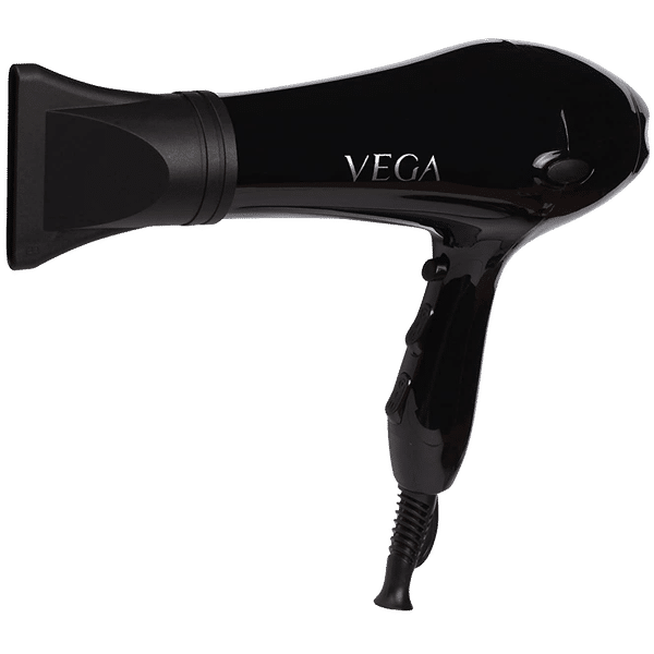 VEGA Pro Touch Hair Dryer with 2 Heat Settings (Overheat Protection, Black)_1