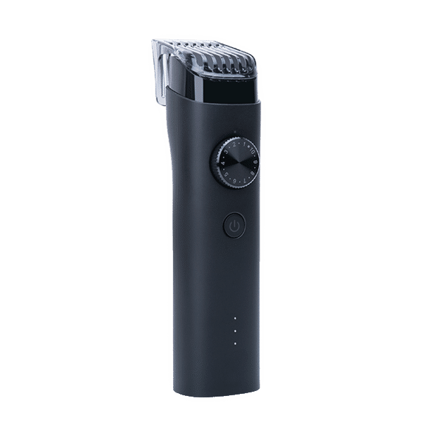 Xiaomi Rechargeable Corded & Cordless Dry Trimmer for Beard & Moustache with 40 Length Settings for Men (90mins Runtime, IPX7 Waterproof, Black)_1