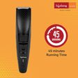 Lifelong Alpha Rechargeable Cordless Dry Trimmer for Beard & Moustache with 20 Length Settings for Men (45min Runtime, Washable Blades, Black)_4