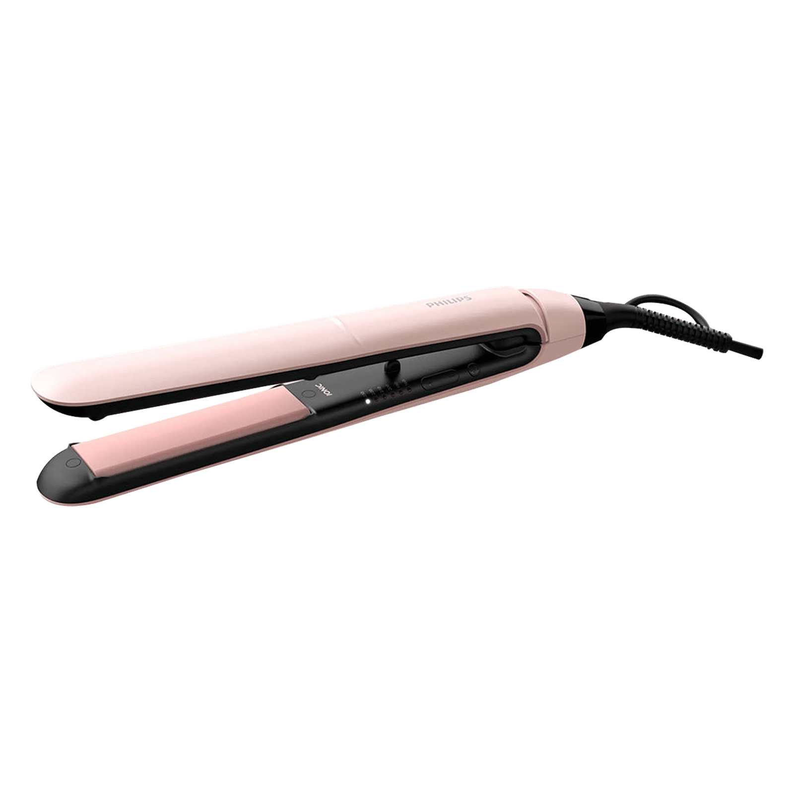 PHILIPS Advanced KeraShine Hair Straightener with Thermo Protect Technology (Ceramic Plates, Pink & Black)