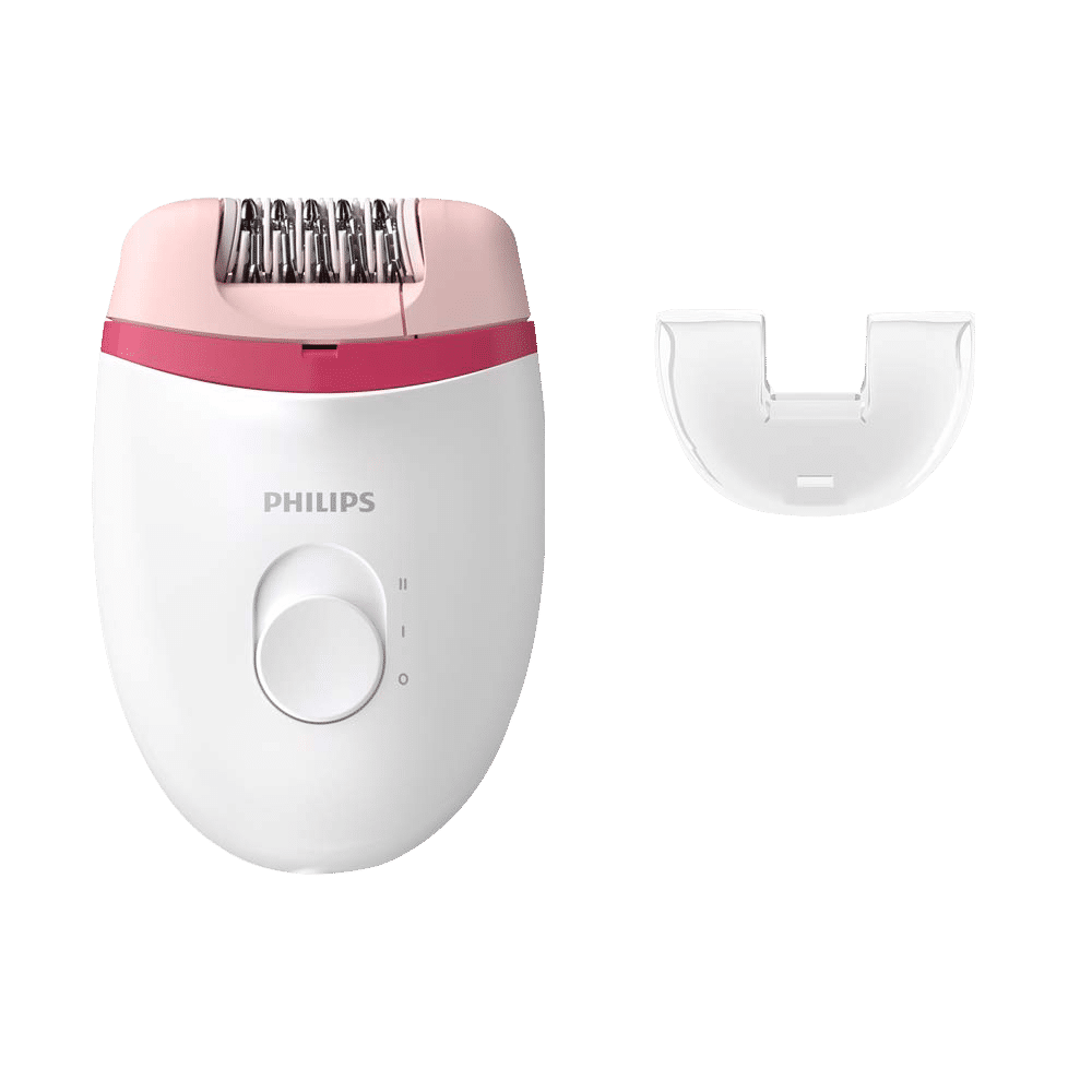Buy PHILIPS Satinelle Essential Corded Wet & Dry Epilator for Arms, Legs &  Intimate Areas (Efficient Epilation System, White & Pink) Online - Croma