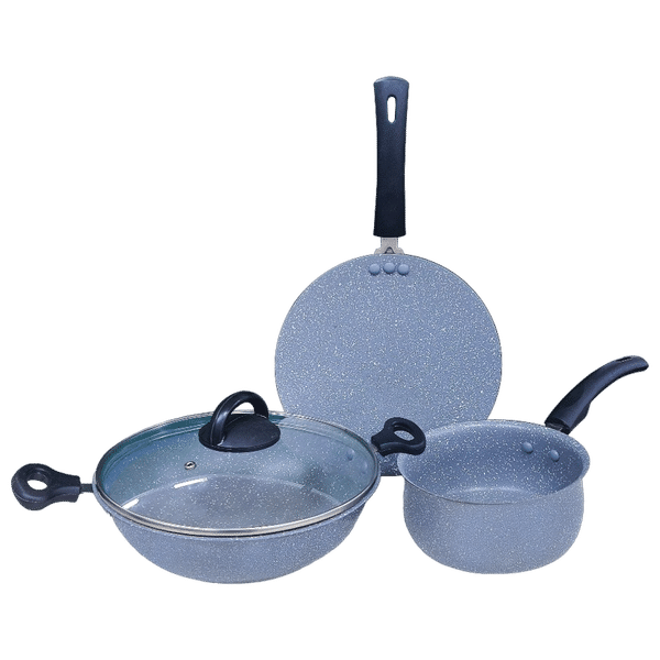 Shri and Sam Cookware Set for Stove and Cooktop (Grey)_1