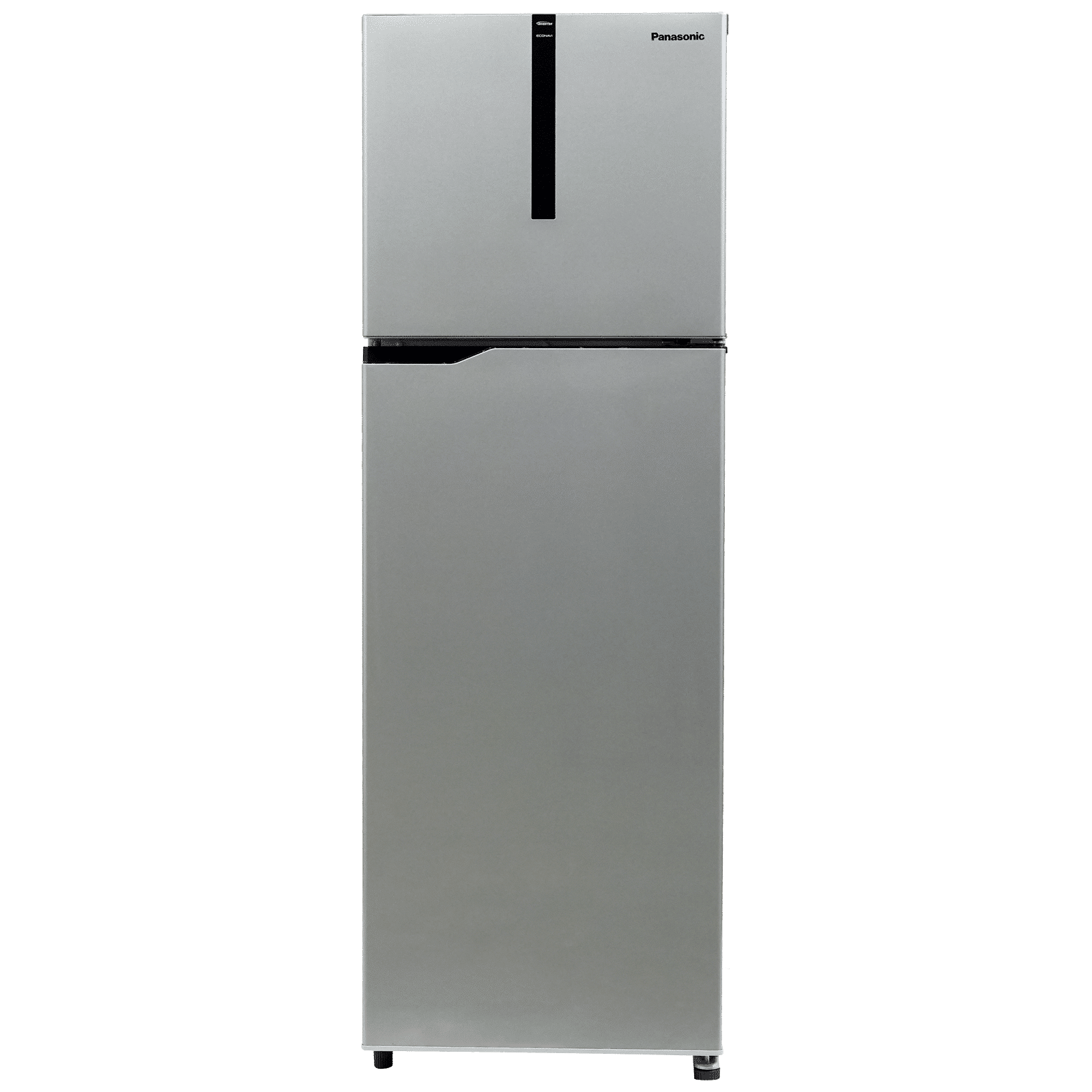 Panasonic 237 Litres 2 Star Frost Free Double Door Refrigerator with 6 Stage Intelligent Inverter (NR-TH272BUSN, Shiny Silver)