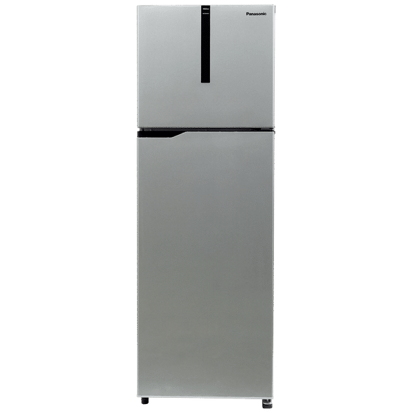 Panasonic 237 Litres 2 Star Frost Free Double Door Refrigerator with 6 Stage Intelligent Inverter (NR-TH272BUSN, Shiny Silver)_1