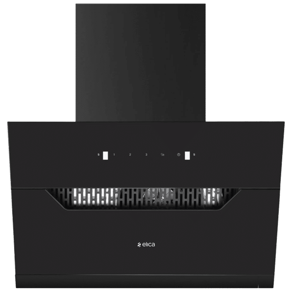 elica Kitchenhood 90cm 1350m3/hr Ducted Auto Clean Wall Mounted Chimney with Motion Sensor Control (Dark Grey)_1