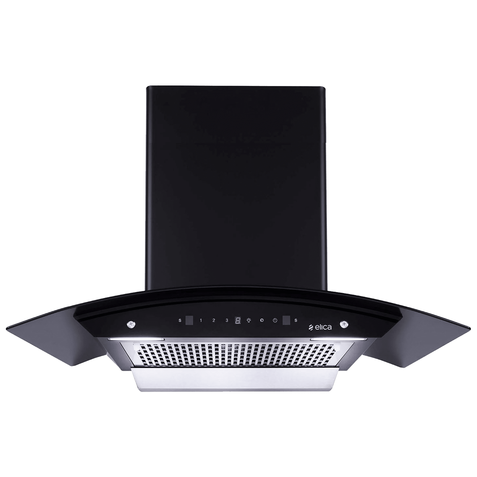 elica WDFL 906 HAC LTW MS NERO 90cm 1200m3/hr Ducted Auto Clean Wall Mounted Chimney with Motion Sensor Control (Black)