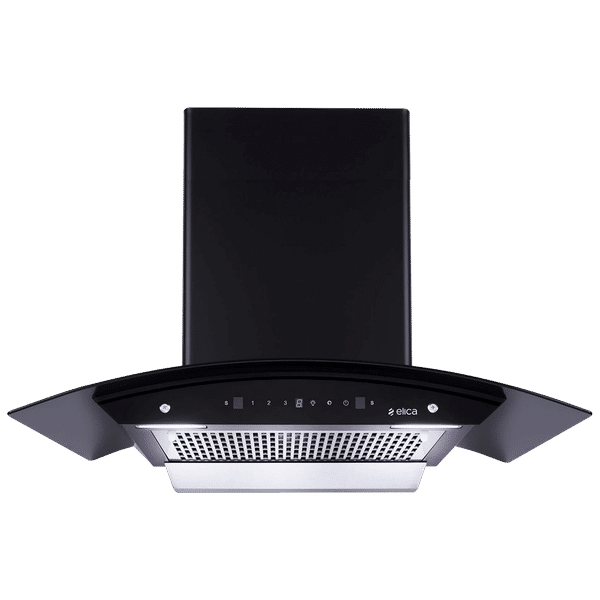 elica WDFL 906 HAC LTW MS NERO 90cm 1200m3/hr Ducted Auto Clean Wall Mounted Chimney with Motion Sensor Control (Black)_1