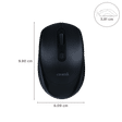 Croma Wireless Optical Mouse (Variable DPI Up to 1600, Compact & Lightweight Design, Black)_3