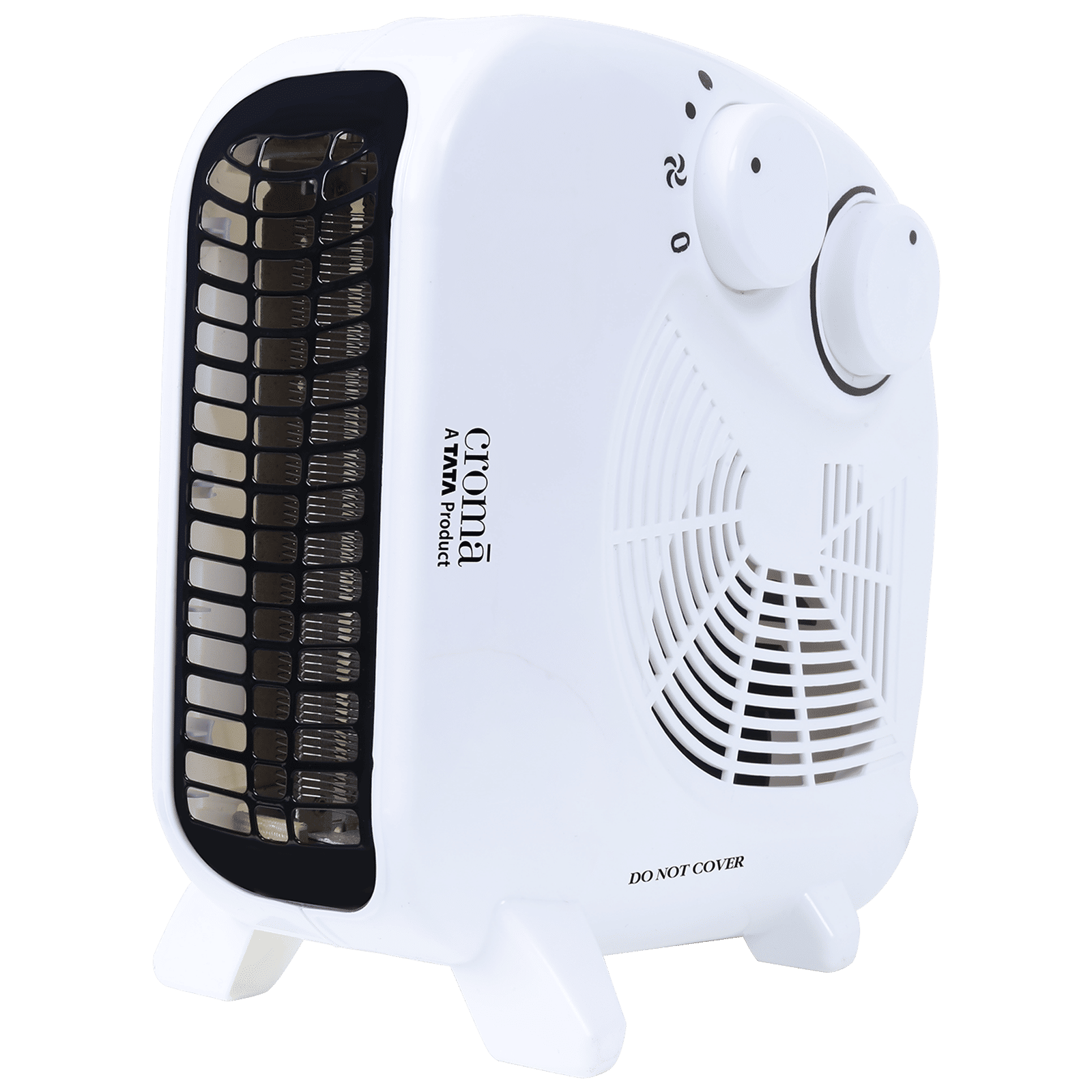 Croma 1400 Watts Fan Room Heater (Over Heat Protection, CRSC14KRHA312001, White)