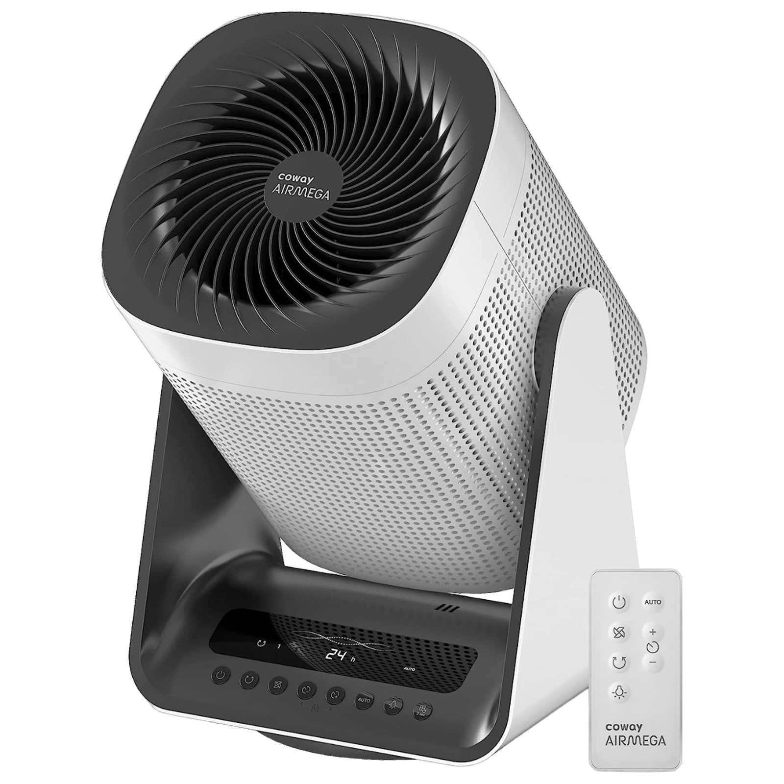 coway AirMega Aim Green True Technology Air Purifier (3 Stage Air Filtration, White)