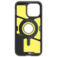 spigen Tough Armor MagFit TPU and PC Back Cover for iPhone 15 Pro Max (Built-in Kickstand, Black)_4