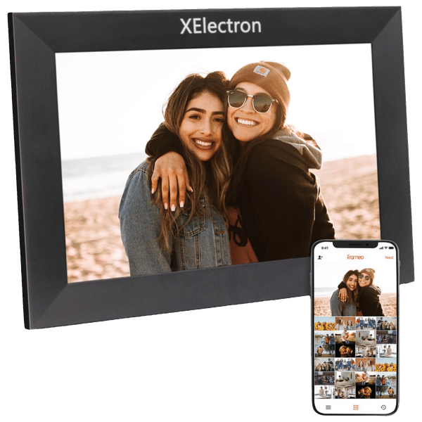XElectron 25.65cm (10.1 Inches) Digital Photo Frame (Auto Orientation, DPF1004CL, Black)_1