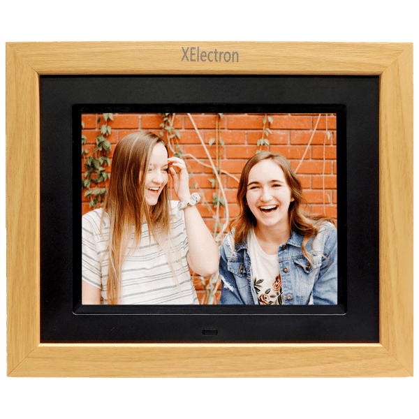 XElectron 20.32cm (8 Inches) Digital Photo Frame (IPS Display, DPF805Wi, Wooden and Black)_1