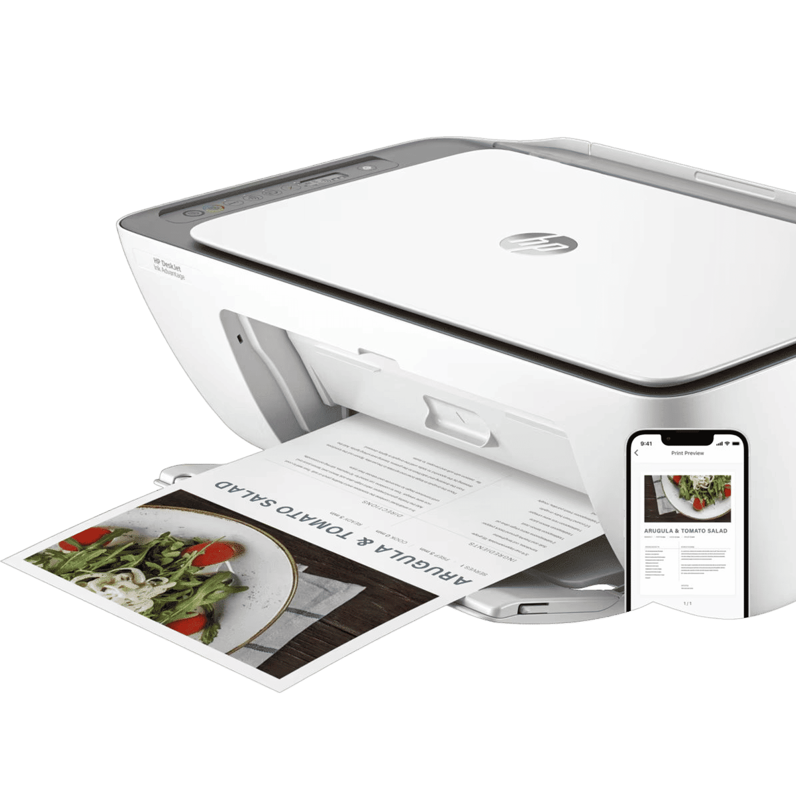 Buy HP DeskJet Ink Advantage 2876 All in One Wi-Fi Inkjet Printer with ...