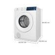 Electrolux UltimateCare 300 7.5 kg Fully Automatic Front Load Dryer (ReverseTumbling Function, EDV754H3WB, White)_3