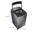 SAMSUNG 11 kg 5 Star Inverter Fully Automatic Top Load Washing Machine (WA11J5751SP/TL, Magic Filter, Inox Grey)_3