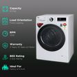 LG 6.5 kg 5 Star Inverter Fully Automatic Front Load Washing Machine (FHV1265ZFW.ABWQEIL, Wi-Fi Support, White)_2