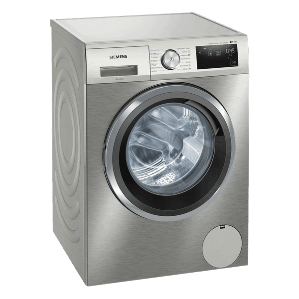 SIEMENS 9 kg 5 Star Fully Automatic Front Load Washing Machine (iQ700, WM14UQ9SIN, Wave Drum, Silver Inox)_1
