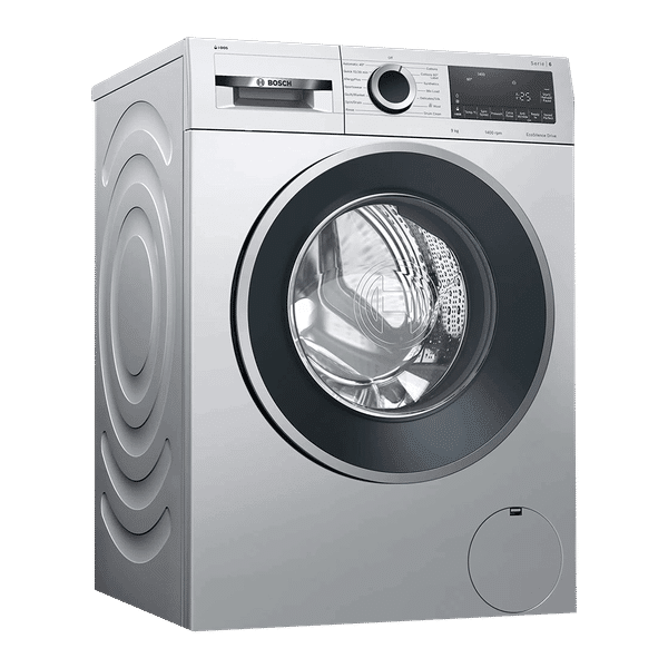 BOSCH 9 kg 5 Star Fully Automatic Front Load Washing Machine (Series 6, WGA244ASIN, EcoSilence Drive, Platinum Silver)_1