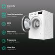 BOSCH 9 kg Fully Automatic Front Load Washing Machine (Series 6, WAT286H9IN, EcoSilence Drive, White)_2