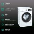 SIEMENS 10/6 kg Fully Automatic Front Load Washer Dryer (iQ500, WN54A2U0IN, Wave Drum, White)_2