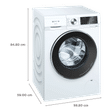 SIEMENS 10/6 kg Fully Automatic Front Load Washer Dryer (iQ500, WN54A2U0IN, Wave Drum, White)_3